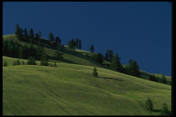 018078 Thompson River Valley Near Kamloops, B.C. A4 Photo Print