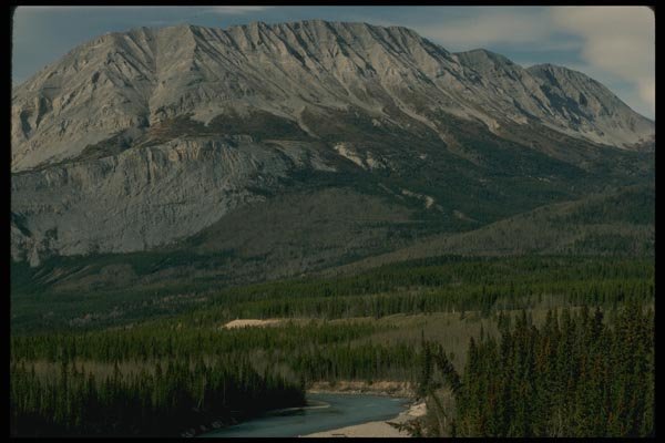 018082 Rockies Near Laird, B.C. A4 Photo Print
