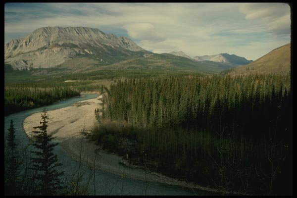 018083 Rockies Near Laird, B.C. A4 Photo Print