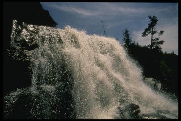 018087 Waterfall A4 Photo Print