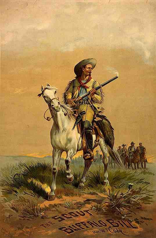 019 Buffalo Bill Vintage A4 Photo Print