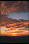 019054 Sunset Over Lower Colorado River, Mohave Desert A4 Photo Print