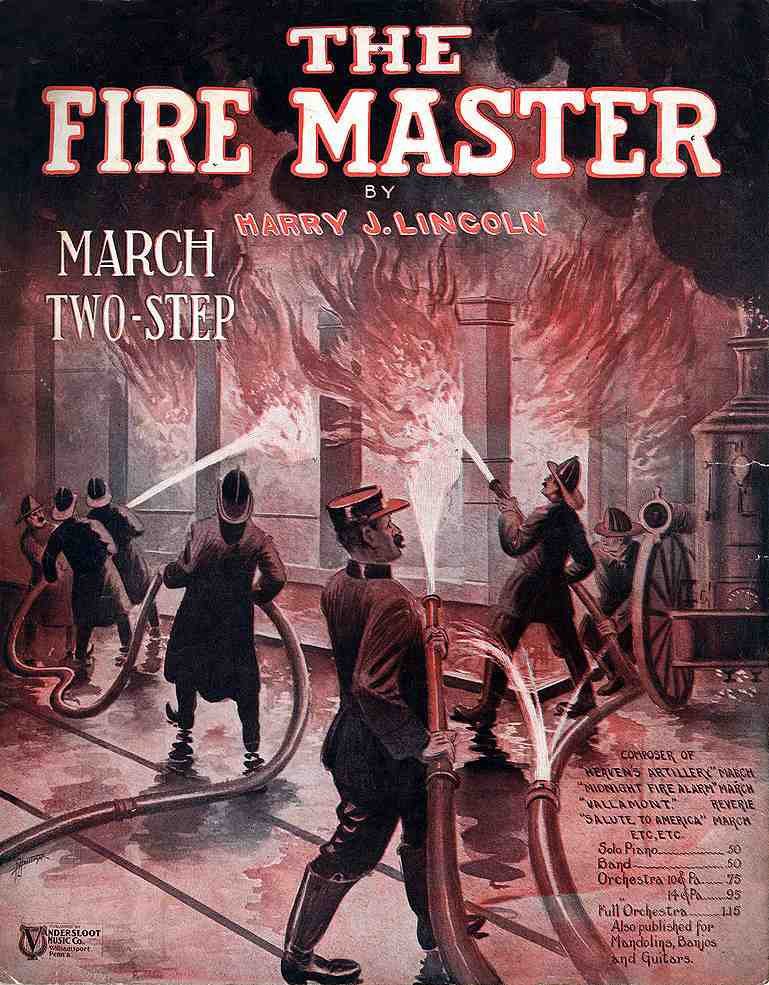 02 Fire Fighting Firemaster 1904 Vintage A4 Photo Print