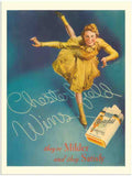 02 cigarette advert 1930s ice sketer 2 Vintage Advert A4 Photo Print
