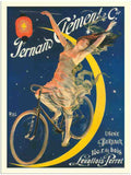 02 clement cycles moon 2 Vintage Advert A4 Photo Print