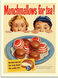 020 Munchmallows 1950S advert A4 Photo Print
