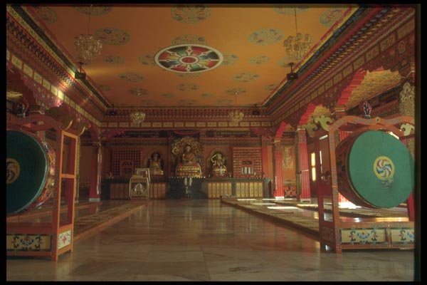 020005 Prayer Room, Rumtek Institute ( Palchin Lhakhang ) A4 Photo Print