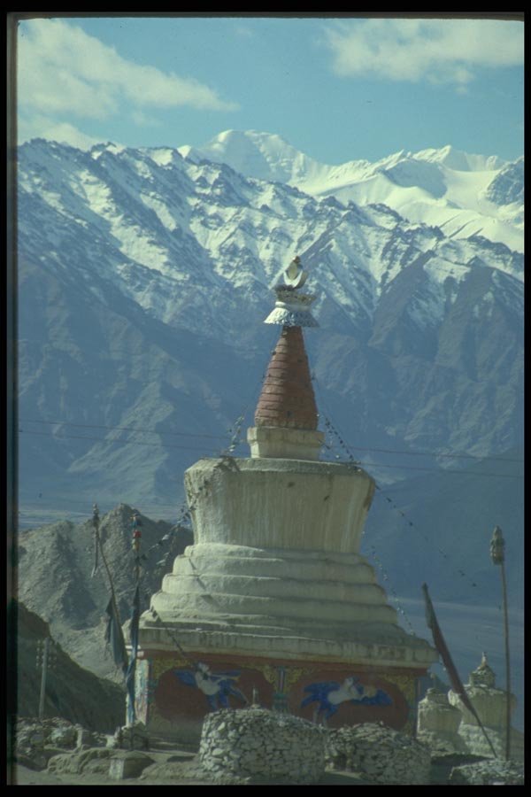 020012 Tibetan Chorten, Leh A4 Photo Print