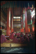 020014 Prayer Hall ( Lhakhang ), Rumtek Institute A4 Photo Print