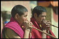 020015 Monks Playing Long Horns ( Radongs ) A4 Photo Print