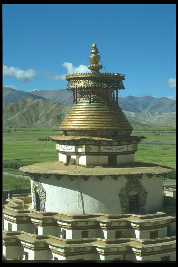 020022 Crown Of Kumbum Chorten A4 Photo Print