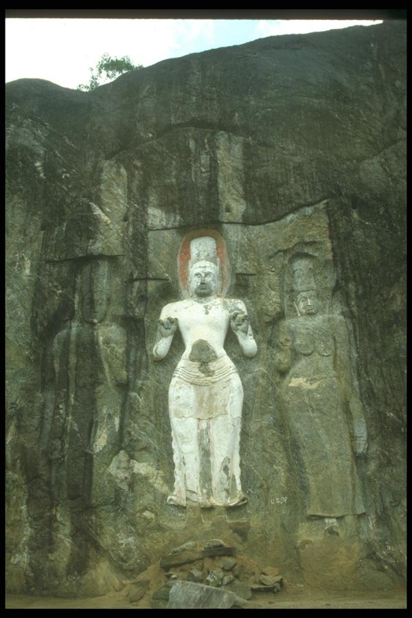 020043 Stone Wall Carving A4 Photo Print