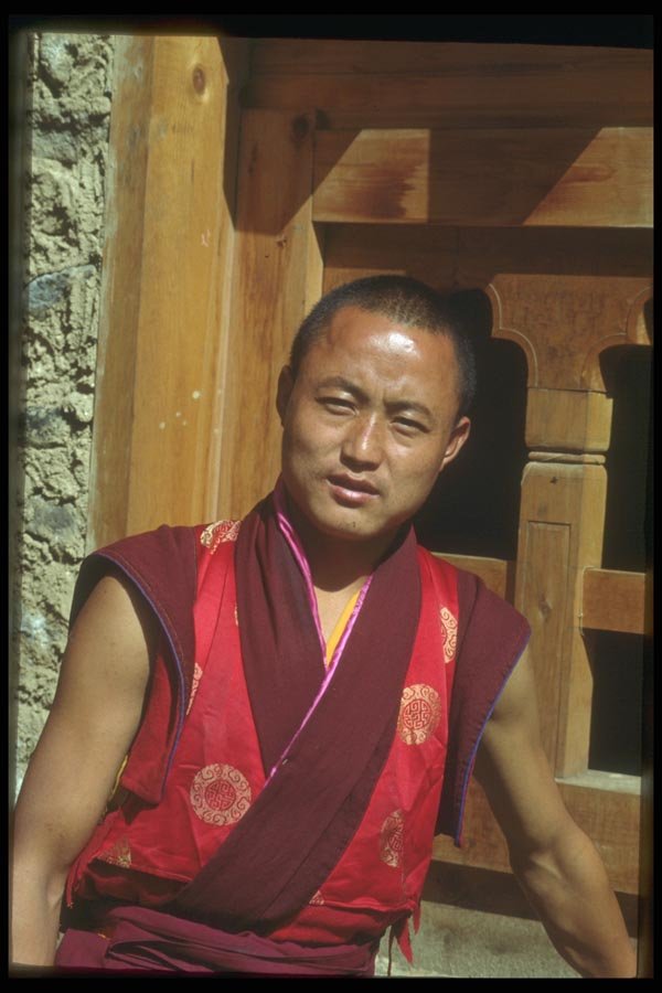 020049 Bhutanese Monk A4 Photo Print