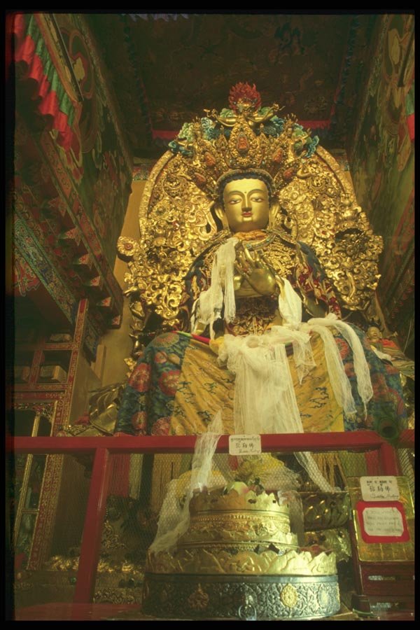 020050 Tibetan Buddha, Potala Palace A4 Photo Print