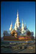 020052 Dai Buddhist Pagoda, Xishaung Banna A4 Photo Print