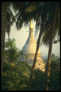 020056 Traditional Burmese Pagoda (stupa) A4 Photo Print