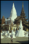 020061 Collection Of Stupa, Sule Pagoda A4 Photo Print