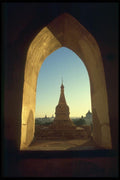 020067 Early Morning View From Ananda Temple A4 Photo Print