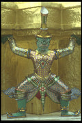 020086 Yaksha Demon, Wat Phra Kaew A4 Photo Print