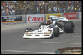 021004 White Racer On The Track A4 Photo Print