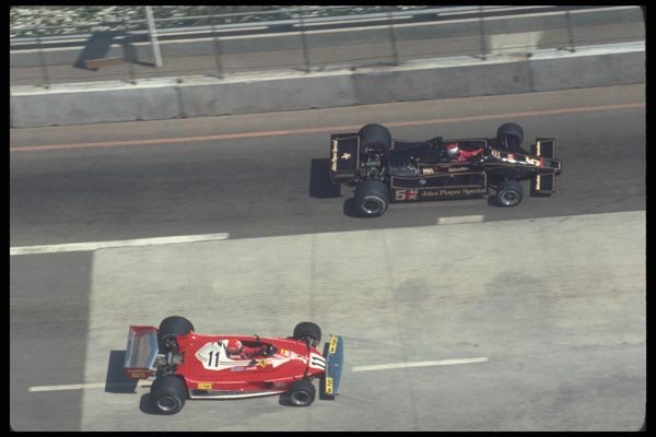021022 Ferrari, Lotus, Formula 1, Long Beach A4 Photo Print