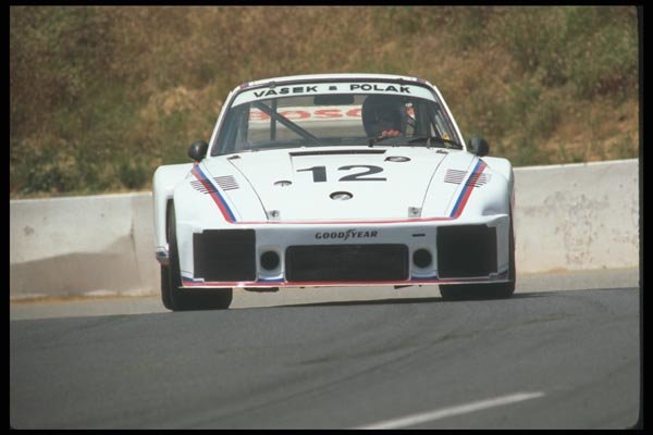 021045 White Porsche, Frontal A4 Photo Print