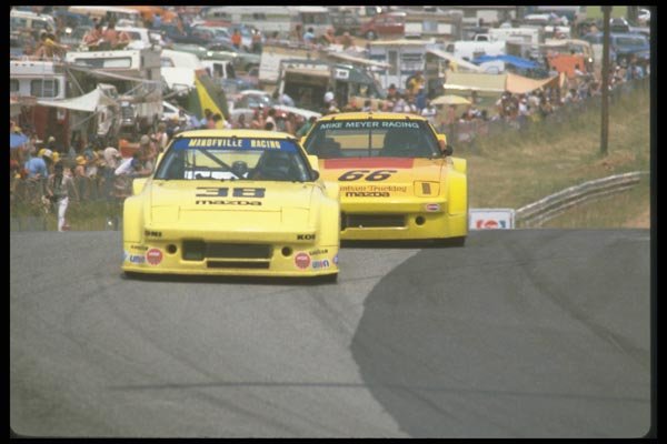021047 Yellow Mazda RX7 A4 Photo Print