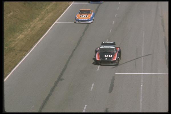 021049 Porsche And Datsun On Straightaway A4 Photo Print