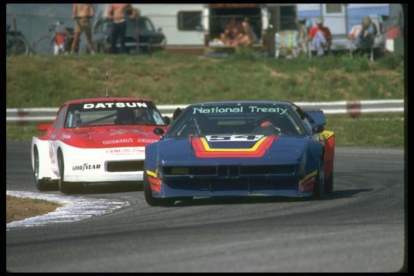 021058 BMW M1, Datsun At Riverside Raceway A4 Photo Print