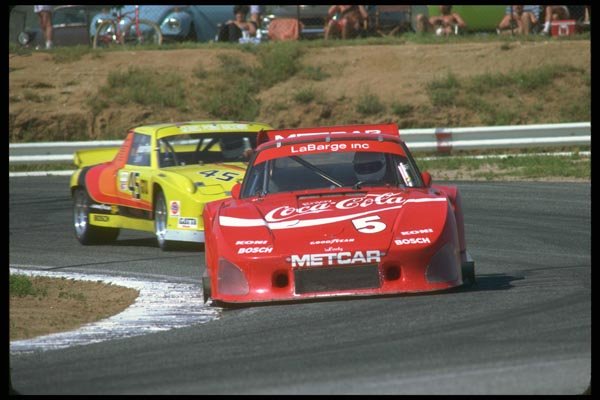 021062 Red Porsche 935 Ahead Of 914 A4 Photo Print