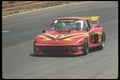 021066 Porsche Red With Yellow Arrows A4 Photo Print