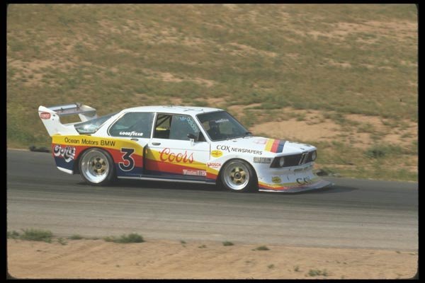 021069 White 'Coors' BMW, Right Side A4 Photo Print
