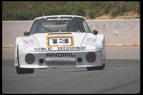021072 White '13' Porsche, Frontal A4 Photo Print