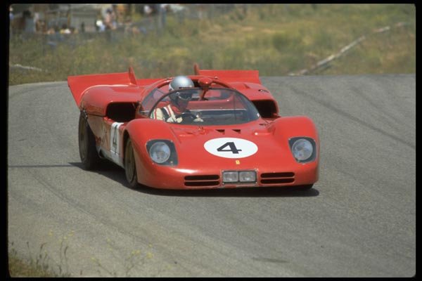 021075 Red Ferrari A4 Photo Print