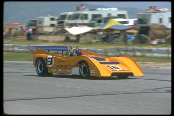 021079 Yellow Mclaren, Can Am A4 Photo Print