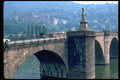 022006 Arched Stone Bridge With Statue A4 Photo Print