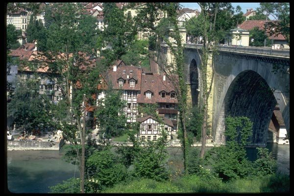 022015 Arched Stone Bridge At Angle A4 Photo Print