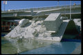 022027 Modern Art Sculptures In Water A4 Photo Print