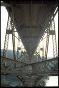 022030 Birders Below Bridge Span A4 Photo Print