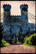 022044 Castle Bridge A4 Limited Edition Watercolour Print