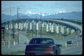 022046 Beamed Overpass With Mountains A4 Photo Print