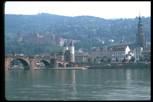 022050 Stone Arched Bridge In Germany A4 Photo Print