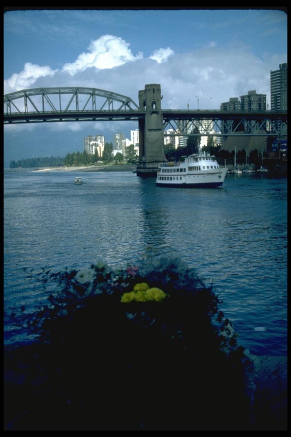 022075 Through Arched Bridge With Sightseeing Boat A4 Photo Print