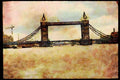 022080 London Tower Bridge, Water Level A4 Limited Edition Watercolour Print