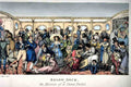 023 Below Deckof Steam Packet 1829 Vintage A4 Photo Print