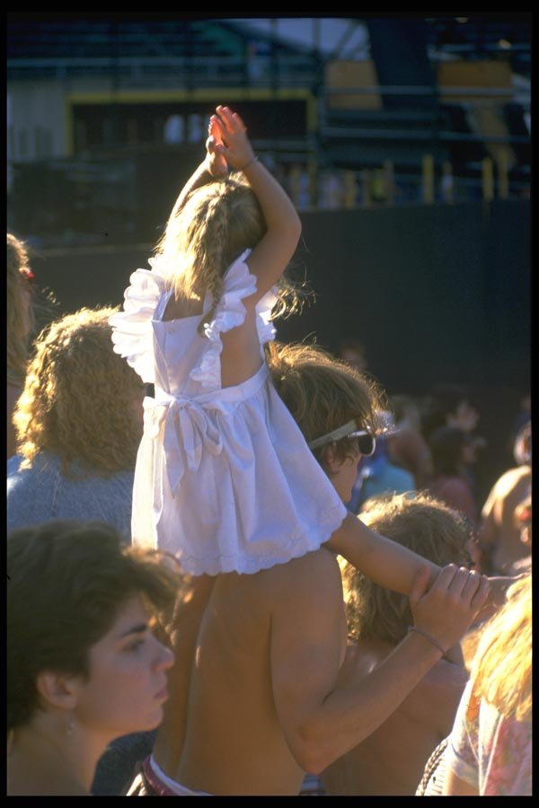 023003 Girl At Concert A4 Photo Print
