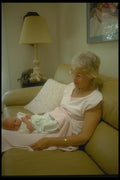 023007 Grandmother And Baby A4 Photo Print