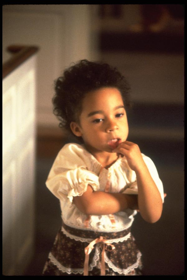 023019 Child Deep In Thought A4 Photo Print