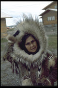 023036 Woman In Inuit Furs A4 Photo Print
