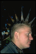 023044 Young Man With Punk Spiked Hair A4 Photo Print